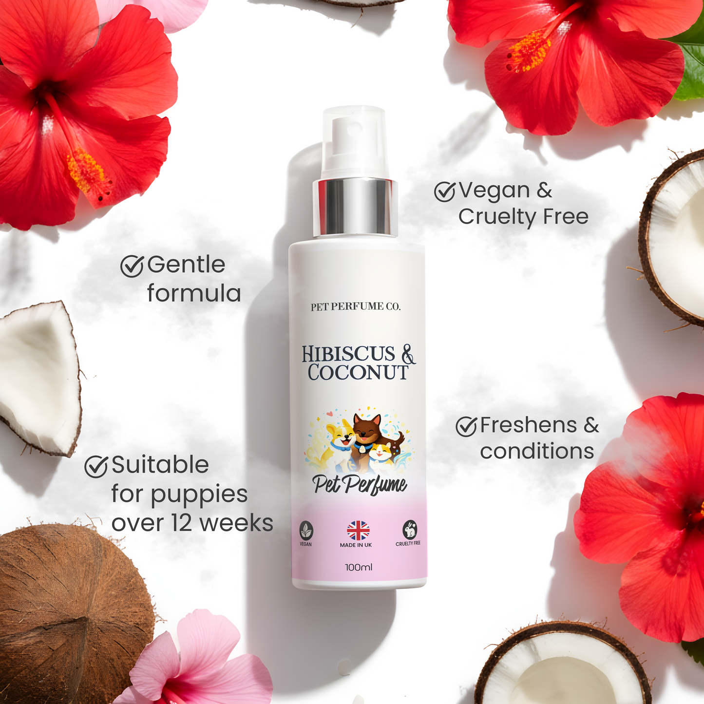 Hibiscus And Coconut Pet Perfume
