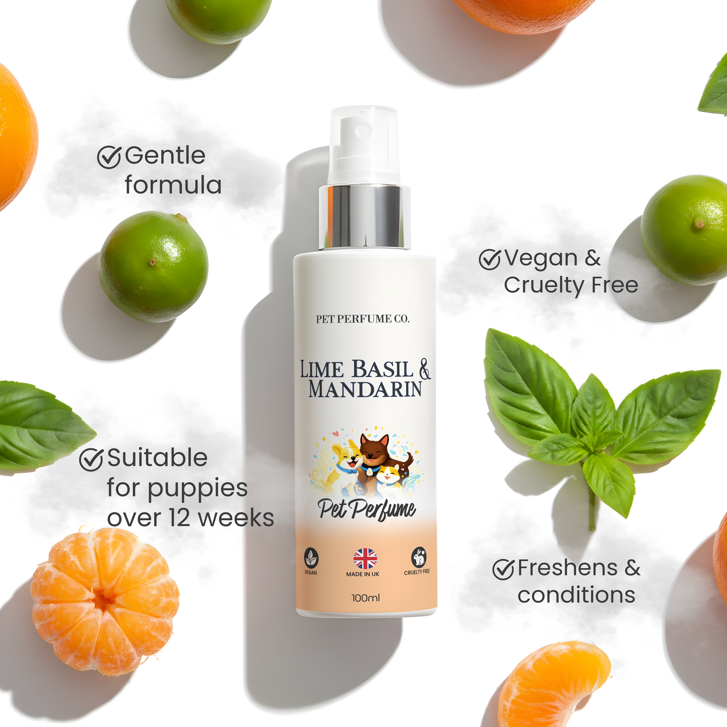 Lime Basil Mandarin Pet Perfume